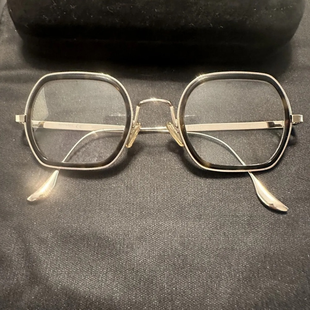 SEE EYEWEAR GOLD TONE & TORTOISE SHELL DESIGNER GLASSES